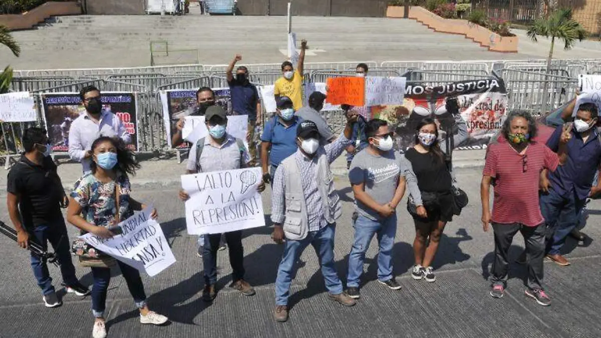 Protesta Reporteros Chilpancingo